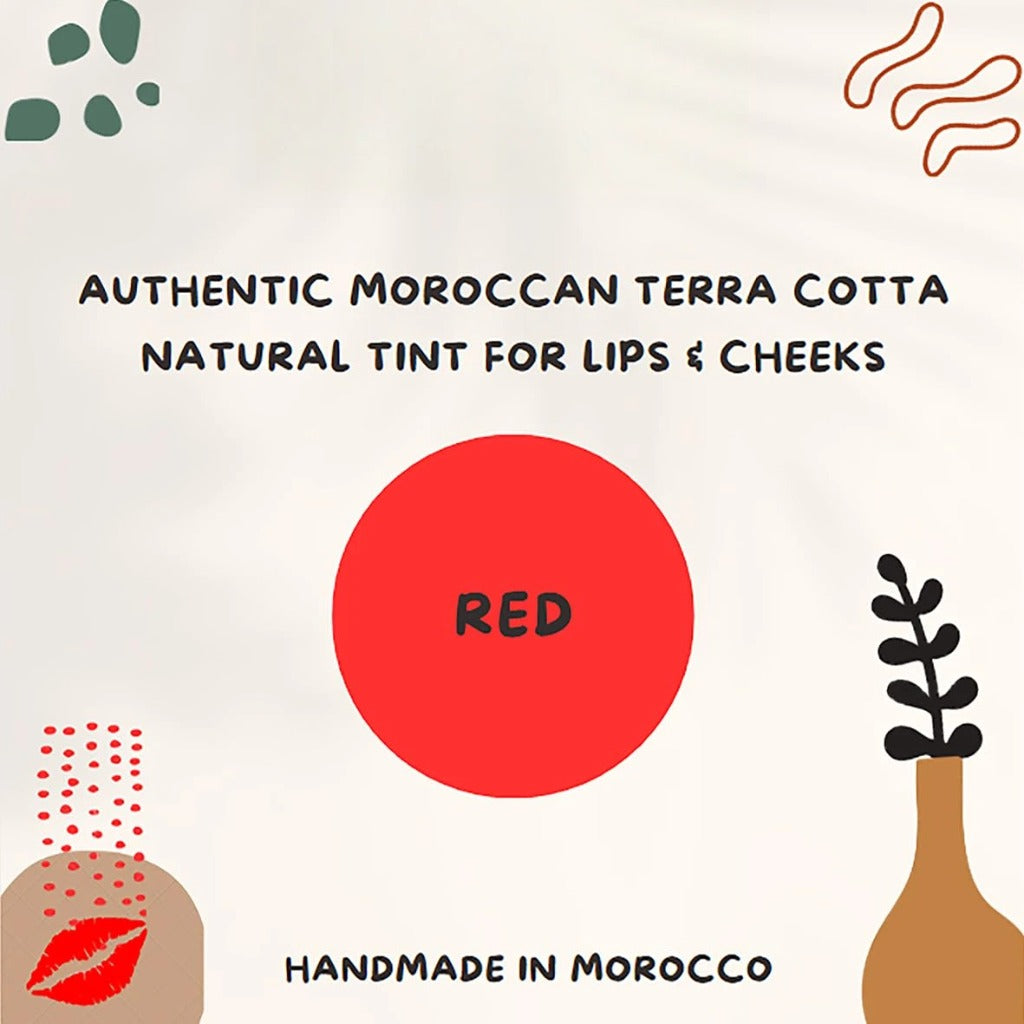 Aker Fassi Moroccan Clay Pot Lip Stain and Cheek Tint