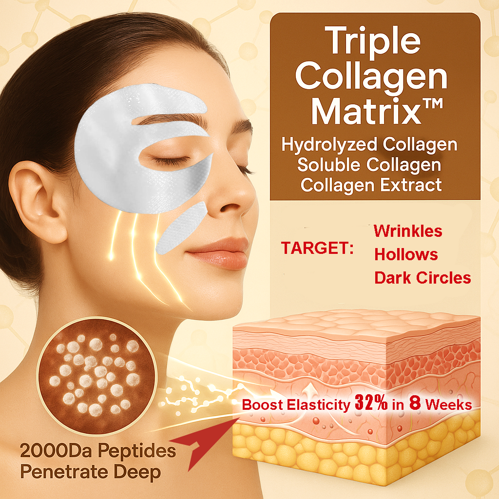 Deep Moisturizing Niacin Vitamin C Collagen Eye Mask