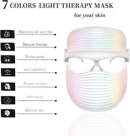 7 Color LED Face Mask