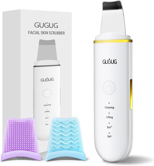 Sonic Facial Scrubber White Heads & Black Head Remover Tool