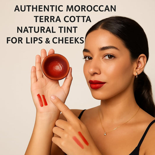 Aker Fassi Moroccan Clay Pot Lip Stain and Cheek Tint
