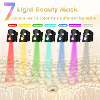 Silicone 7 Color LED Face Mask