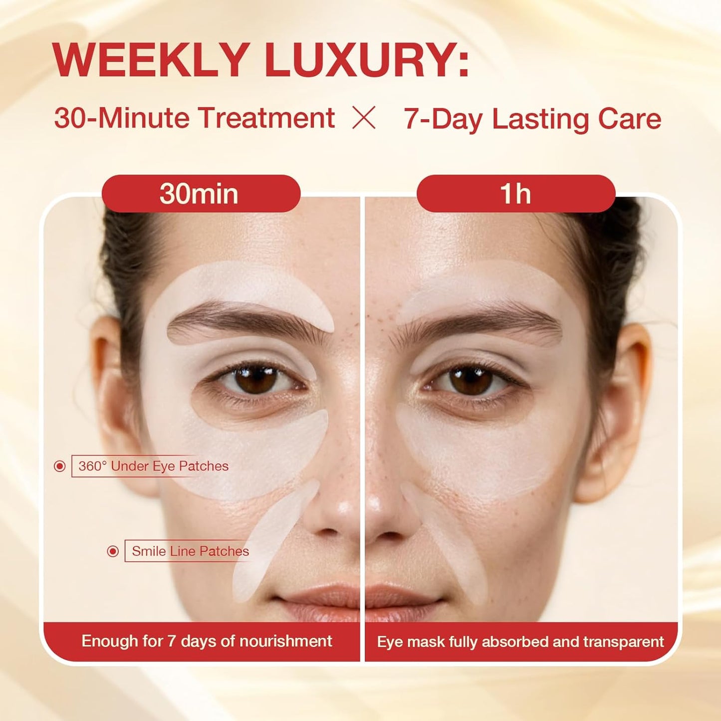 Deep Moisturizing Niacin Vitamin C Collagen Eye Mask