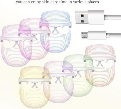 7 Color LED Face Mask
