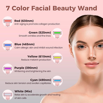 7 Color Red Light Therapy Wand