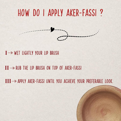 Aker Fassi Moroccan Clay Pot Lip Stain and Cheek Tint